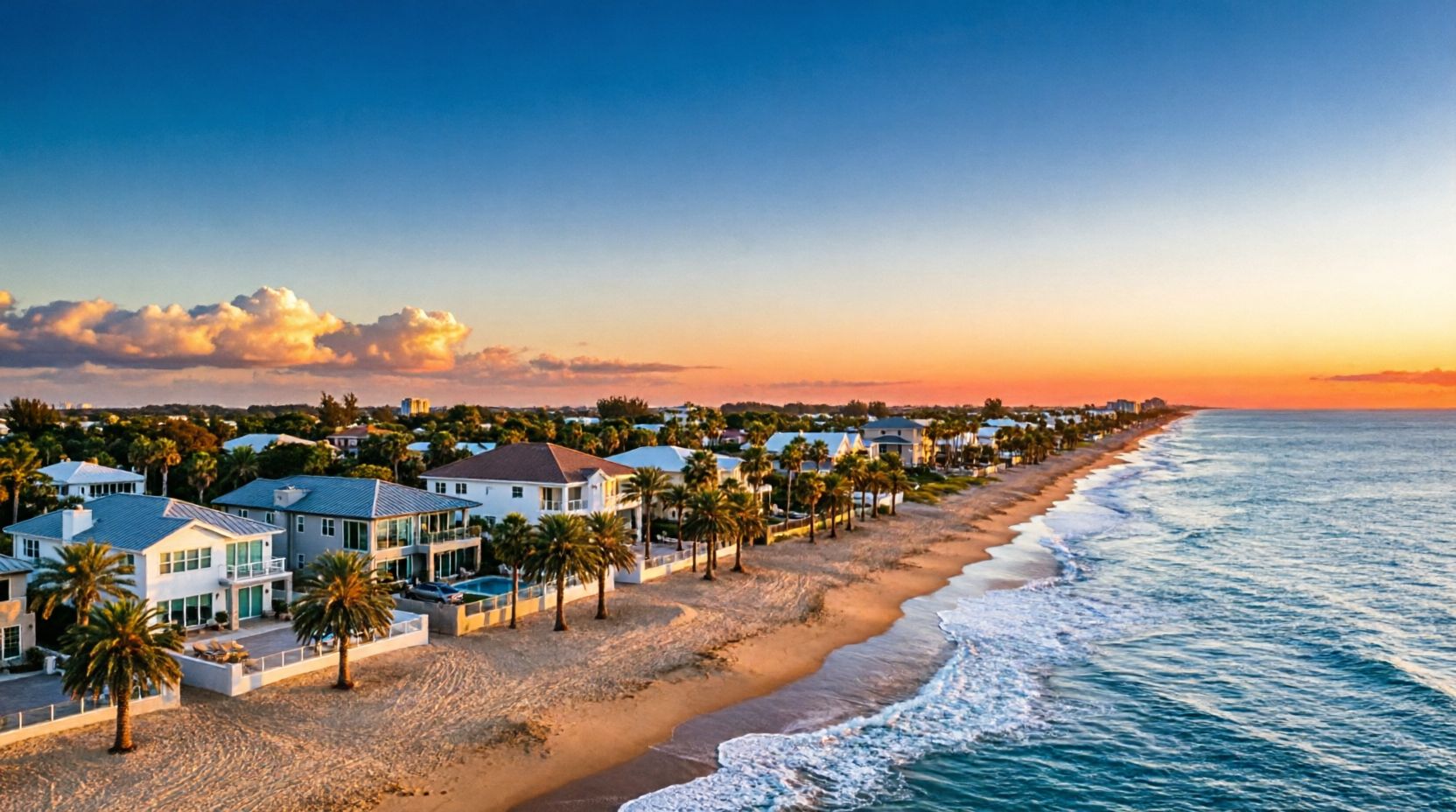 Beautiful Florida coastline where we serve families